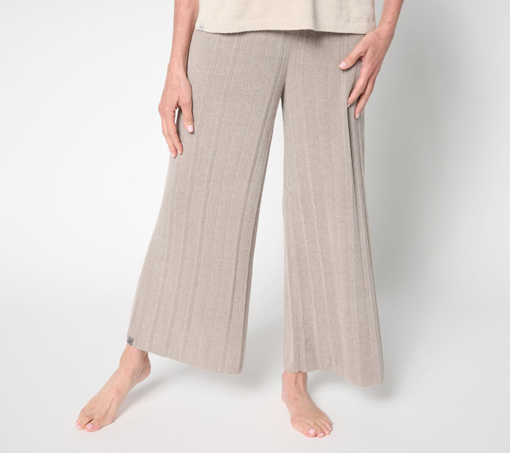 . CozyChic Ultra Lite Palazzo Ankle Pant - Beach Rock