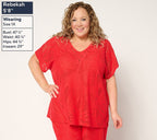 Soleil Petite Lace Knit Tunic