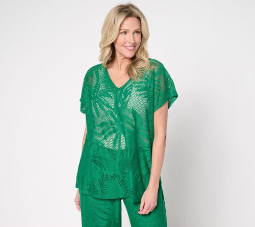 Soleil Petite Lace Knit Tunic