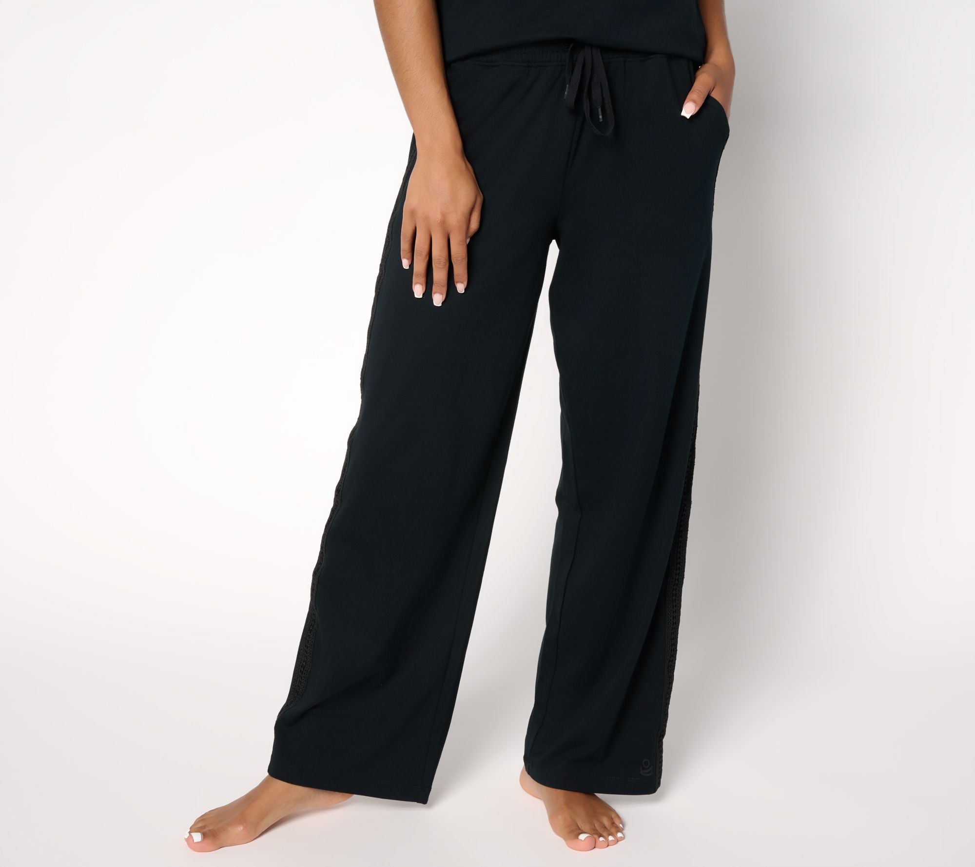 Cottonwear+ Straight Leg Lounge Pant - Black
