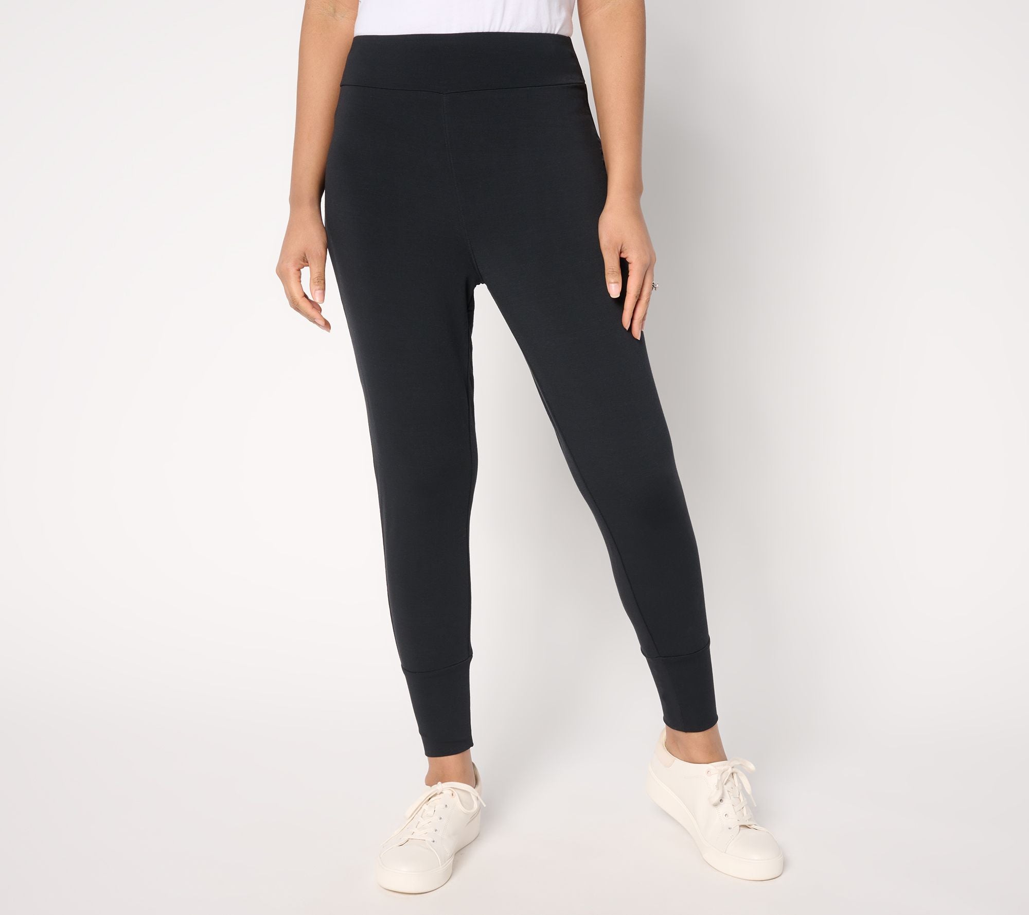 Modern Soul x Anybody Soothing Jersey Double Layer Slim Jogger - Black