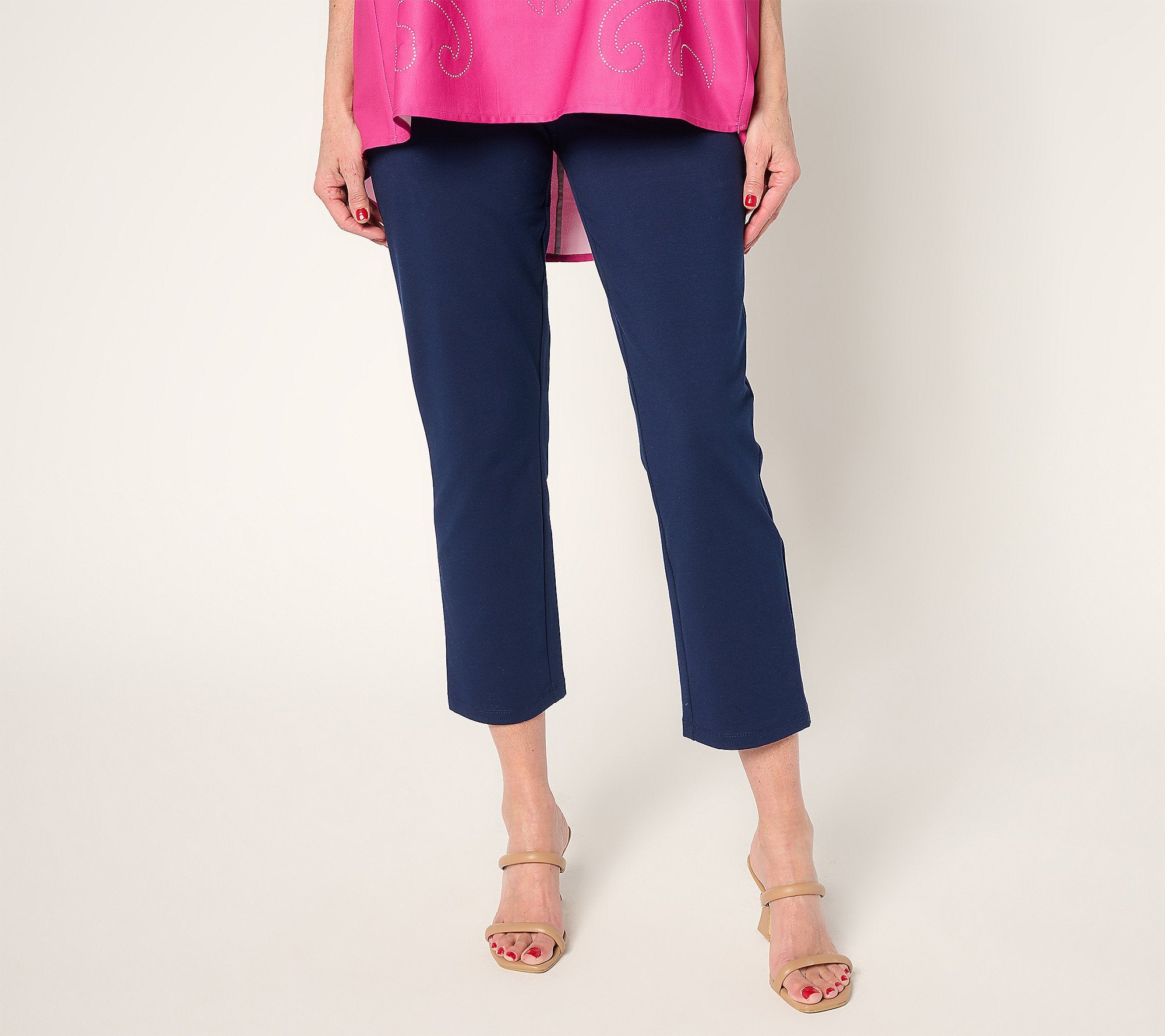 Weekend Premium Stretch Aire Slim Leg Crop Pants