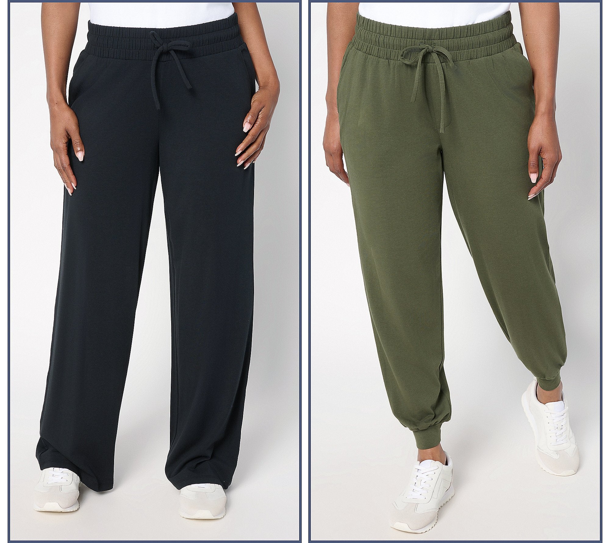 Cozy Knit 2-Pack Jogger and Full Length Pants