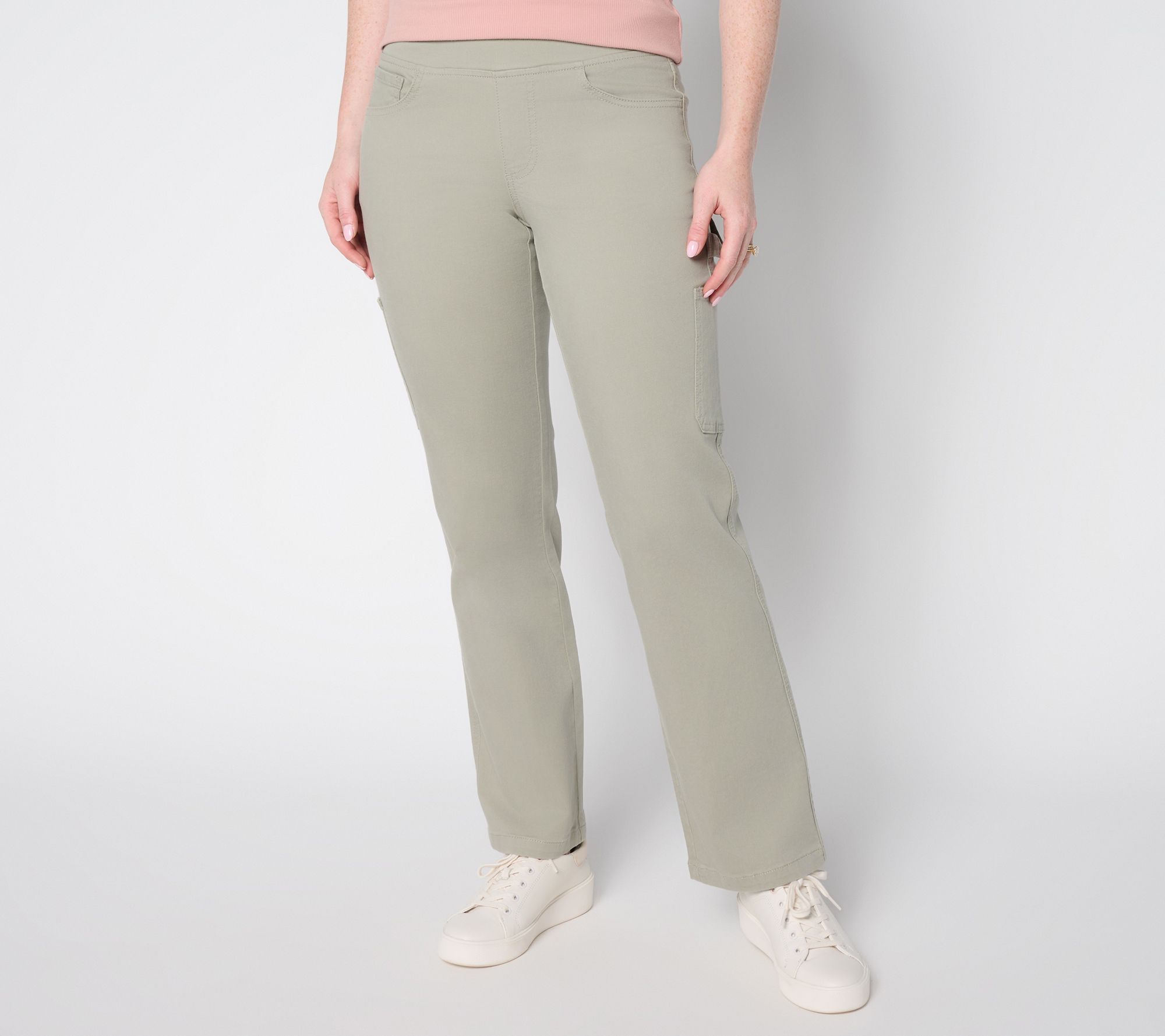 TripleLuxe Twill Pull On Carpenter Jean - Dried Sage