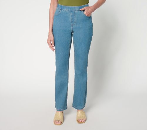 Stretch Denim Boot Cut Full Length Jean