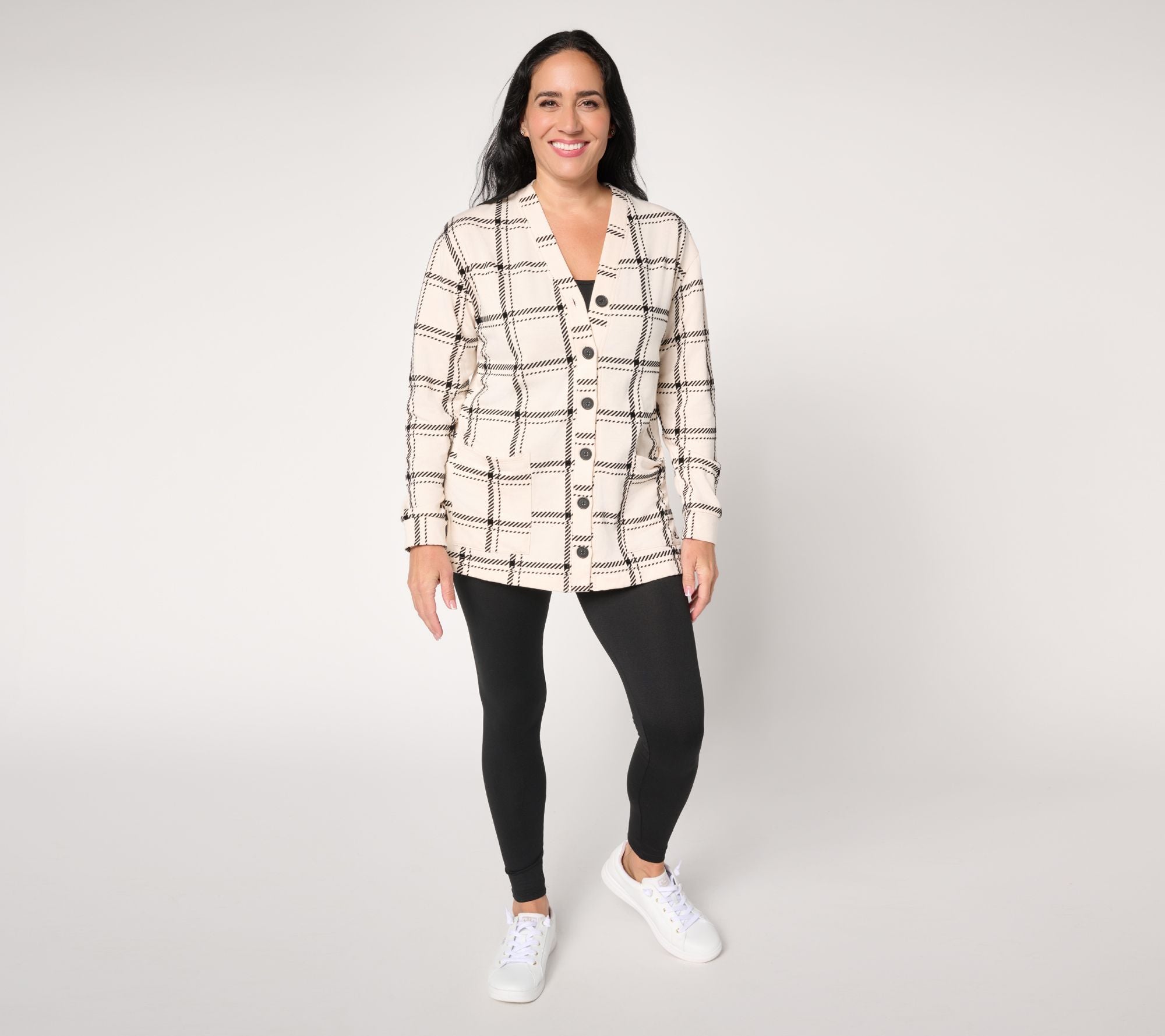 Comfortwear Cardigan Lounge Set - French Vanilla
