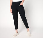 Active Regular French Terry Ankle Pant with Seaming
