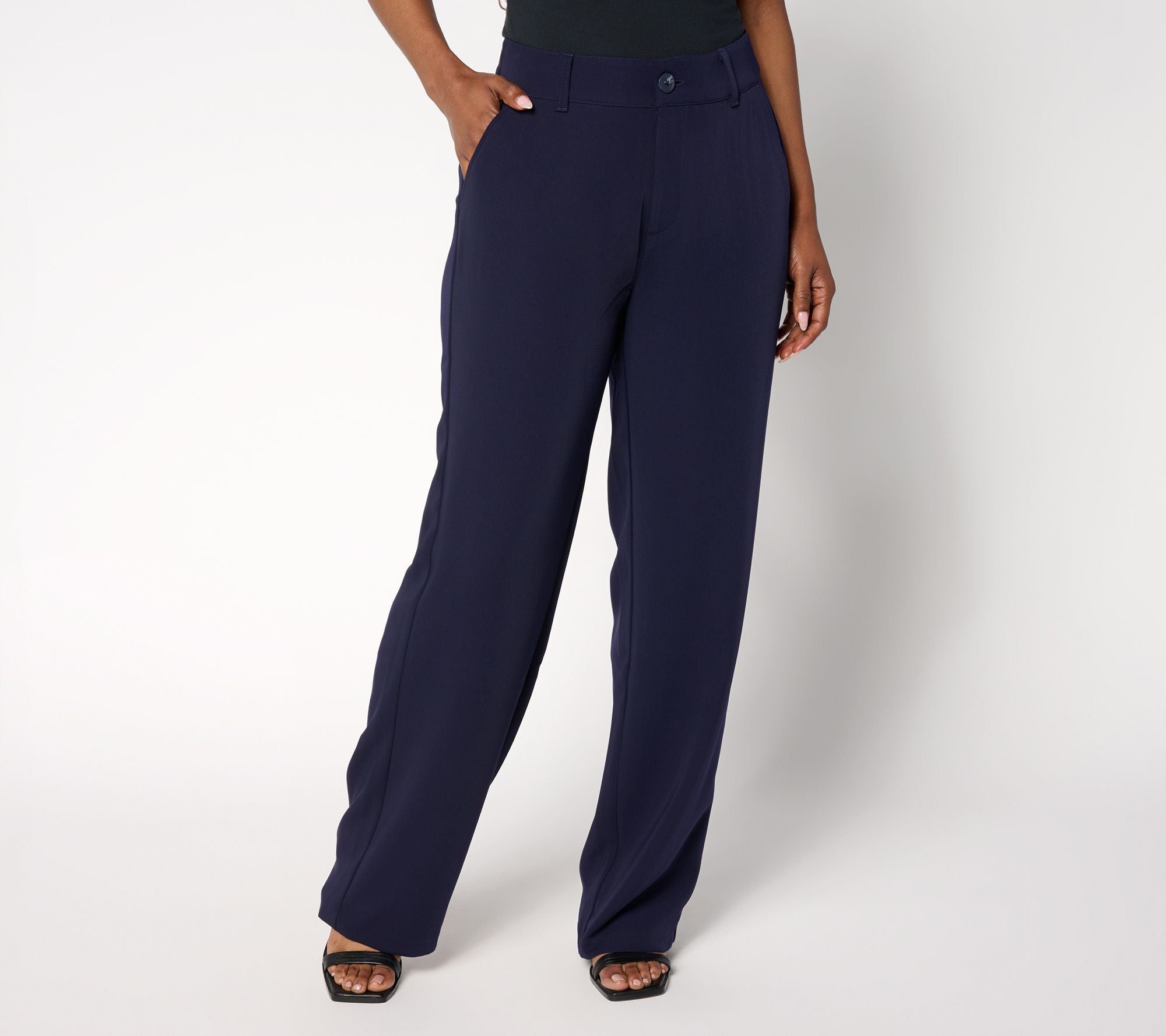 Straight Leg Trouser - Evening Blue