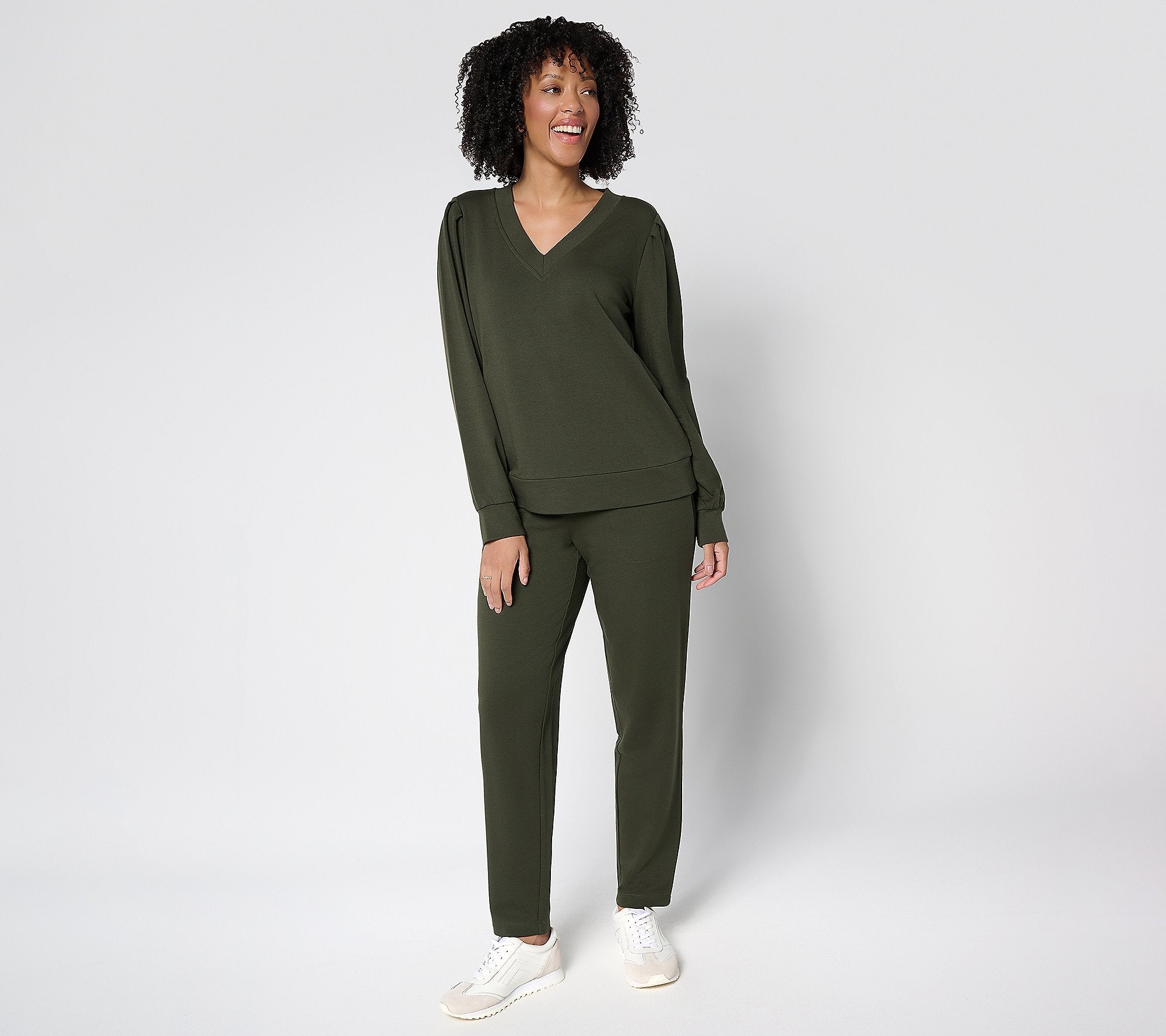 Cozy Knit French Terry Top & Pants Set