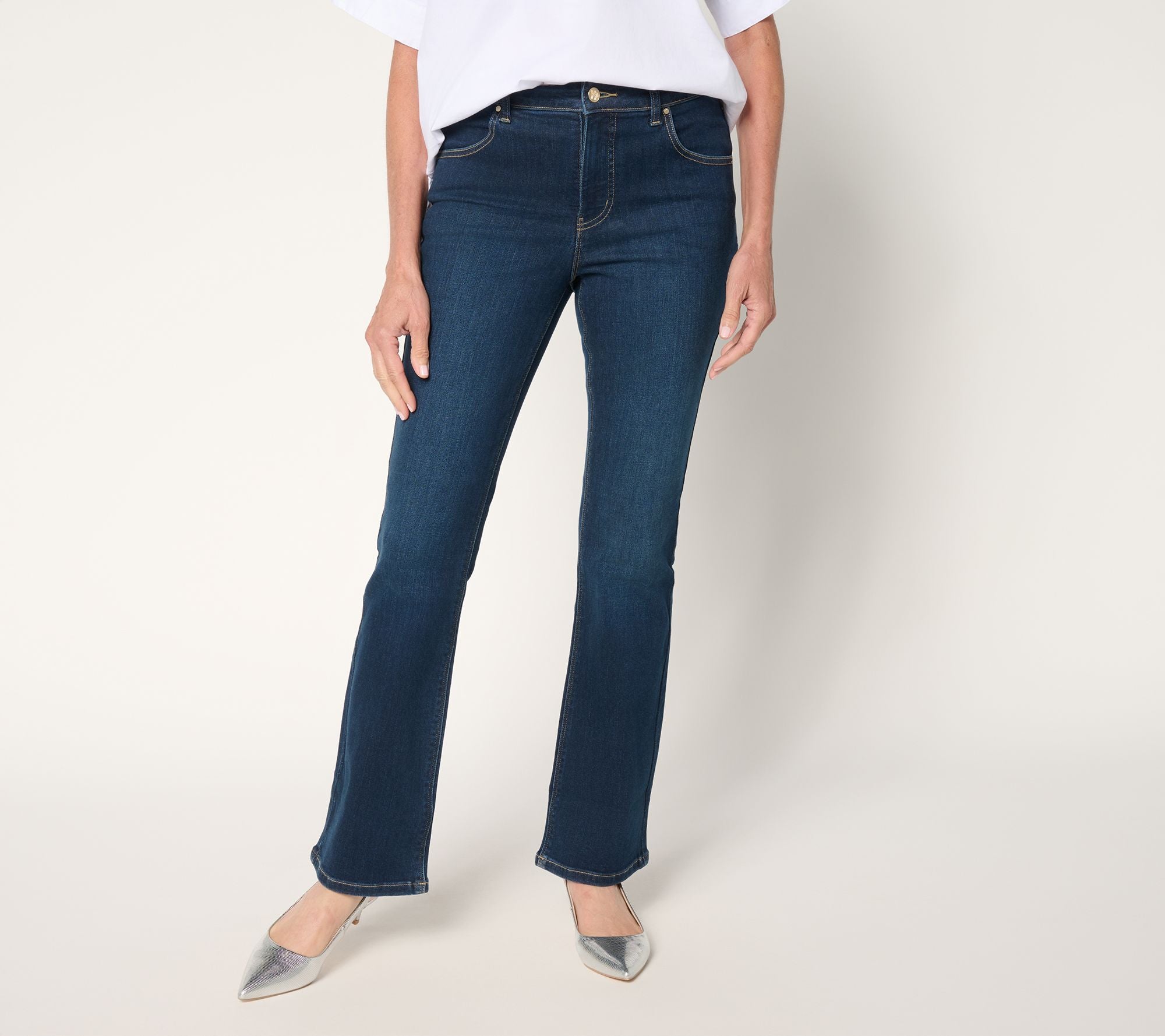 Contour Curves Indigo Jeans - Dark Wash