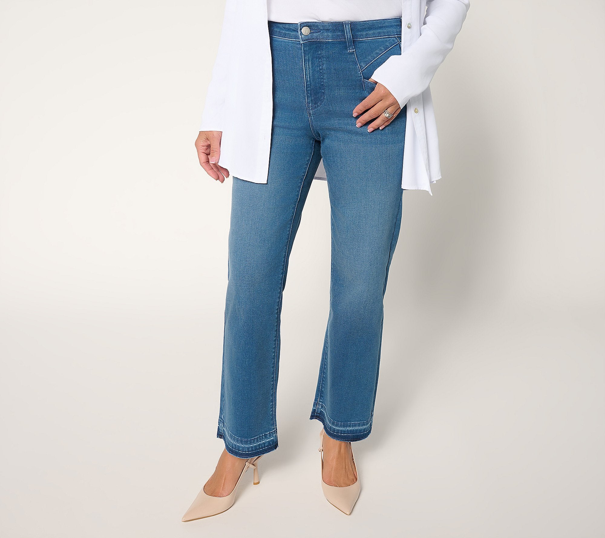 Contour Curves Full Leg Ankle Jeans