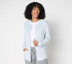 Comfort Soul Knit Fleece Zip-Up with Pockets