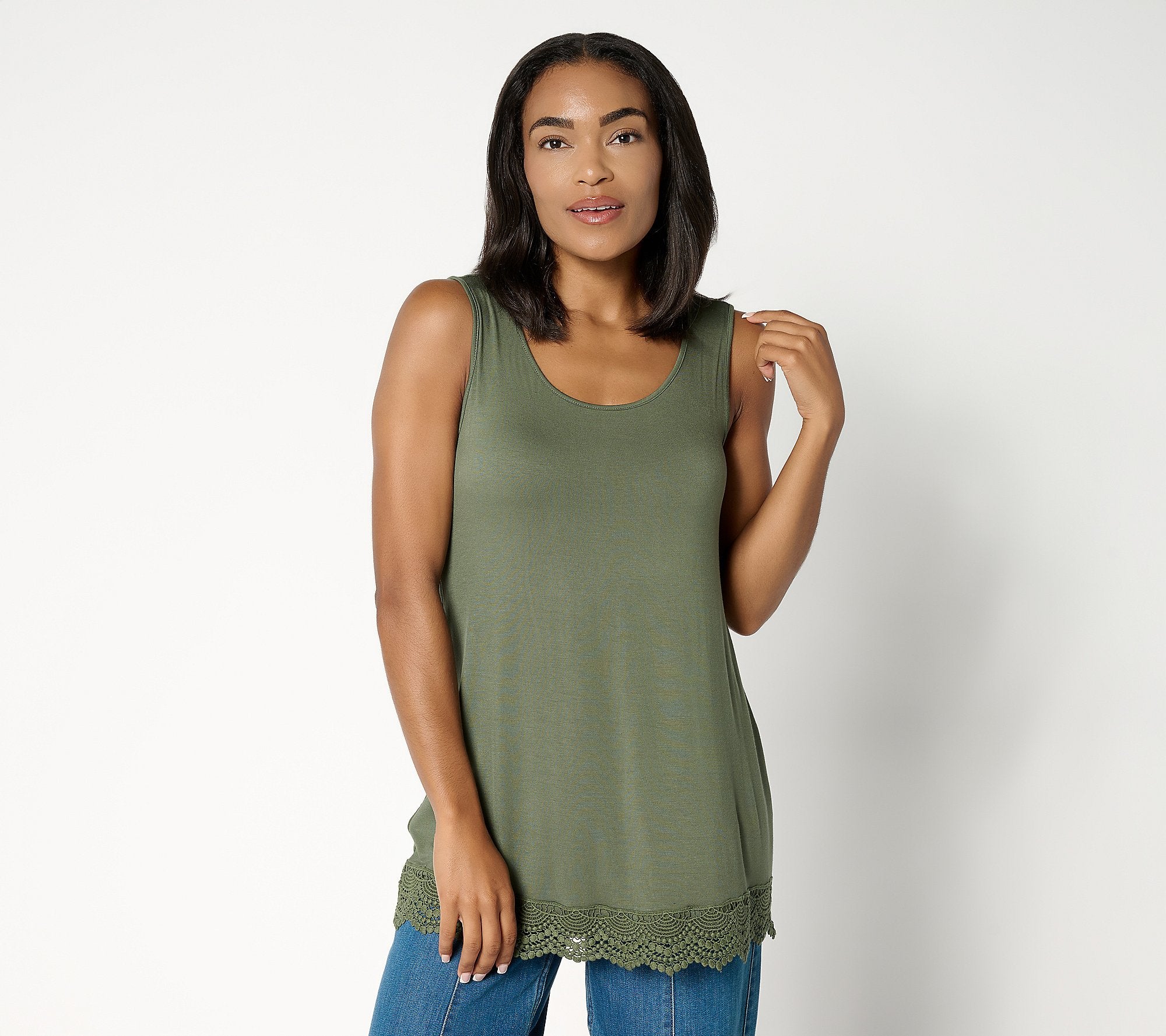 LOGO Layers by Lori Goldstein Regular Knit Tank