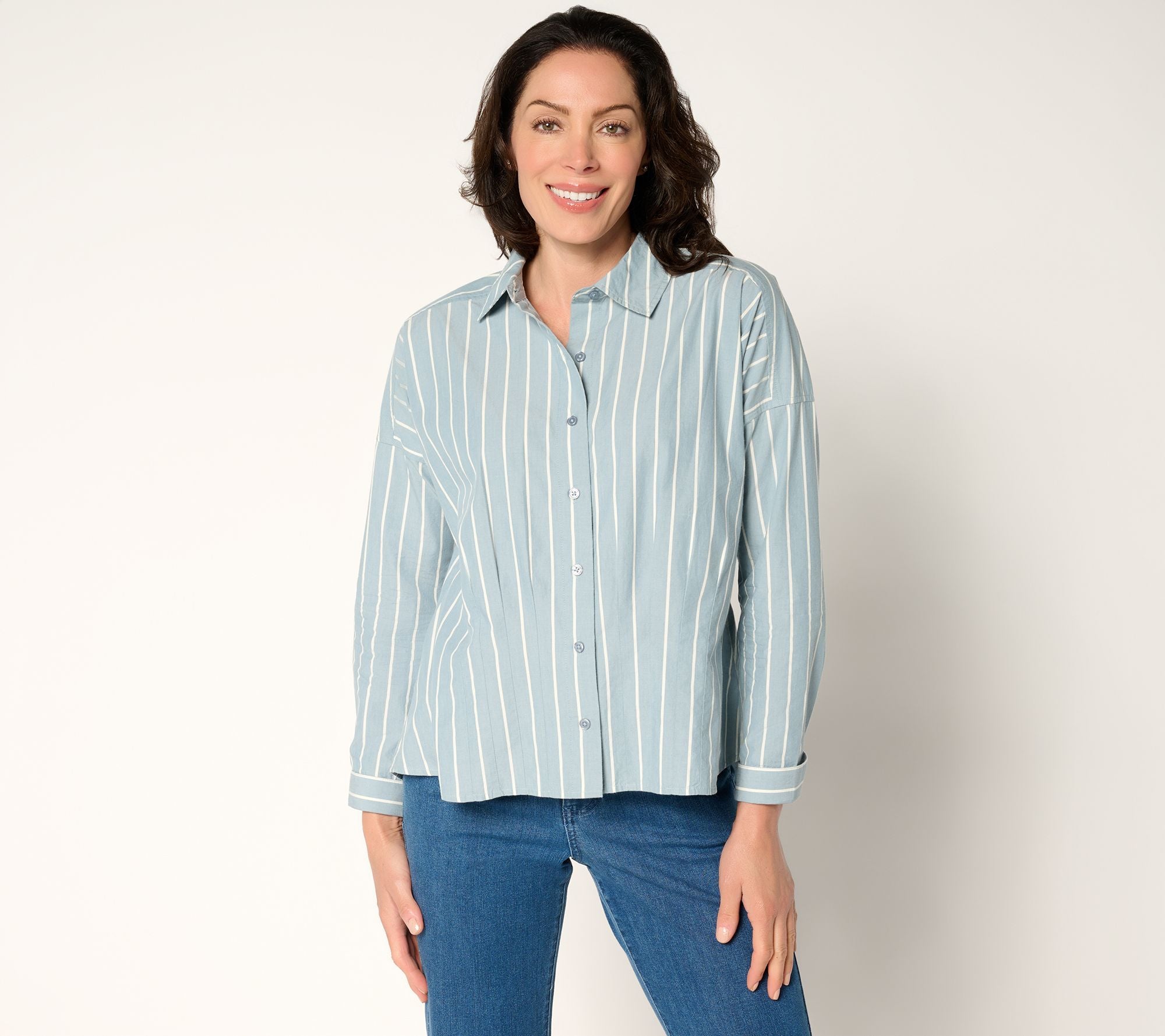 Bowery 100% Cotton Striped Shirt - Desert Dusk