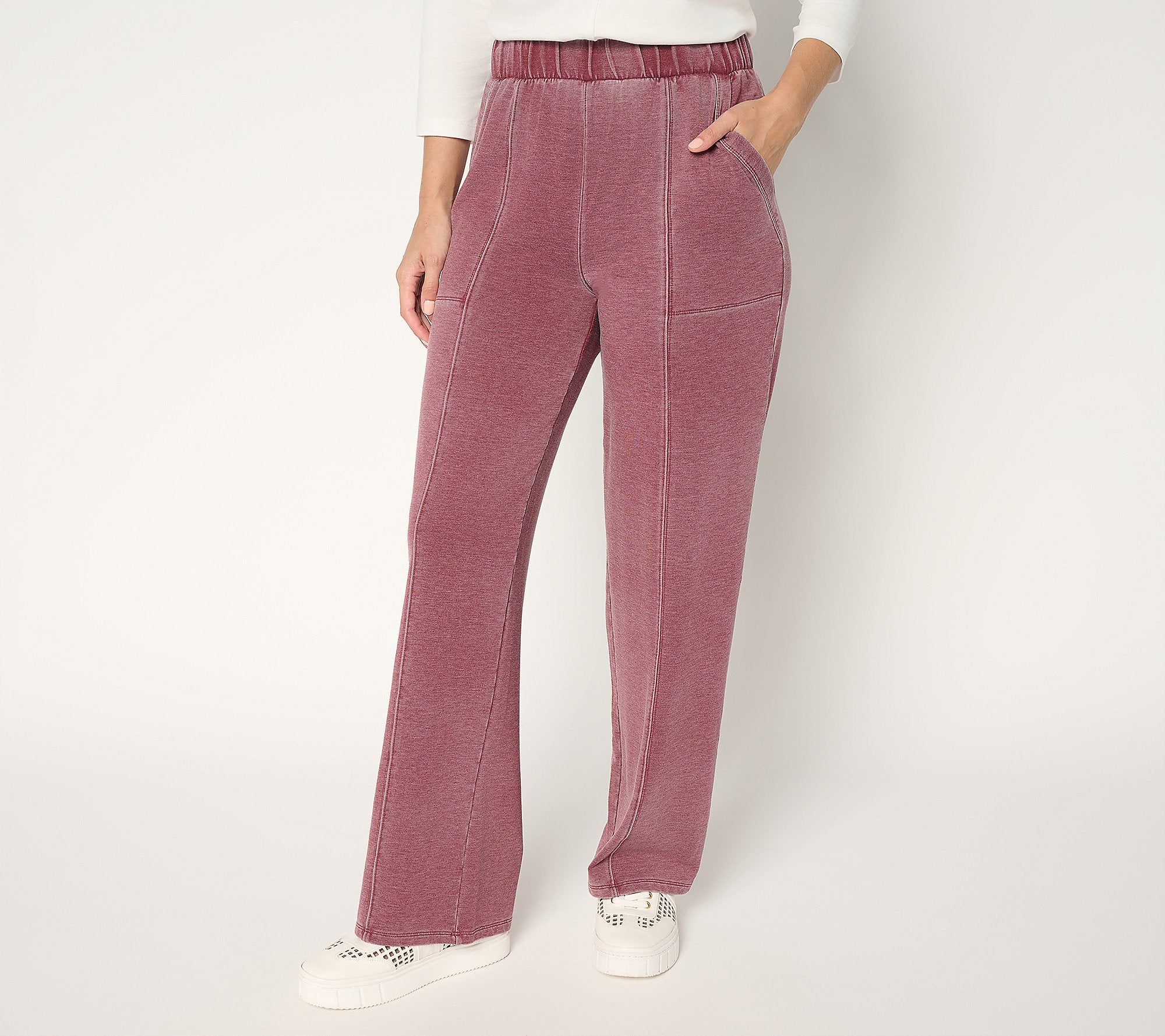 Full Length Pull On Knit Pants