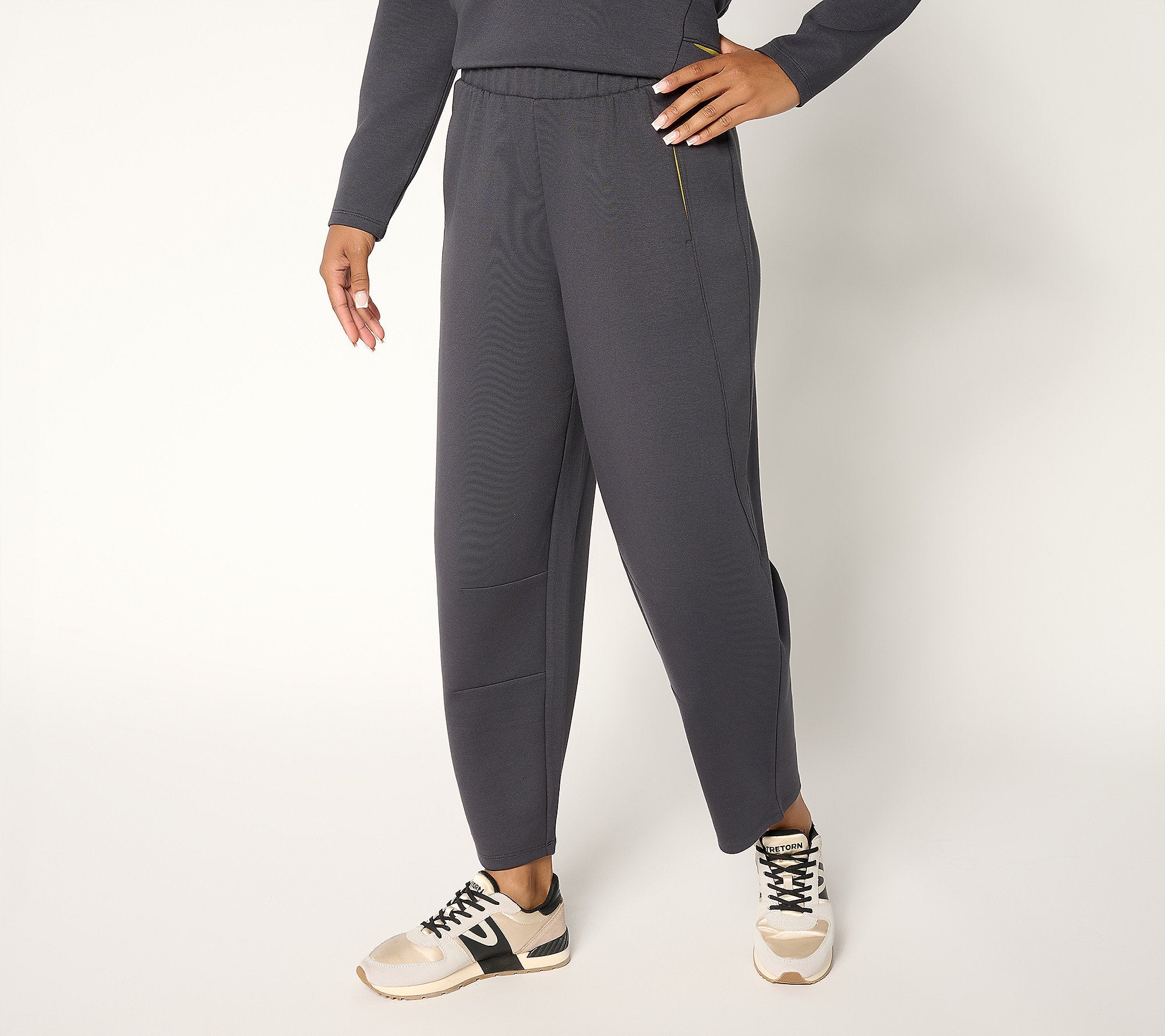 Scuba Knit Ankle Pants