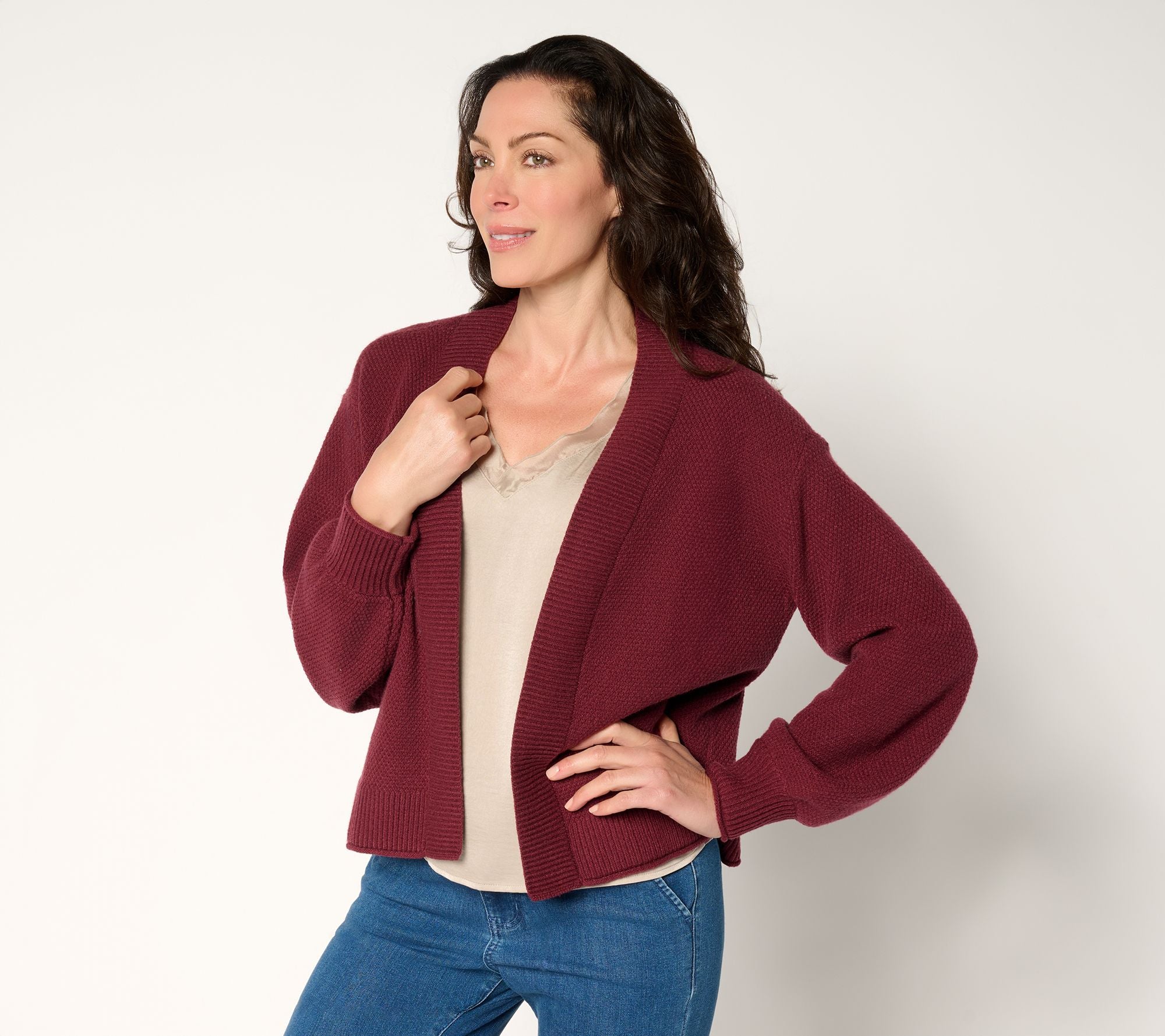 Paloma Pebble Cardigan - Blackberry