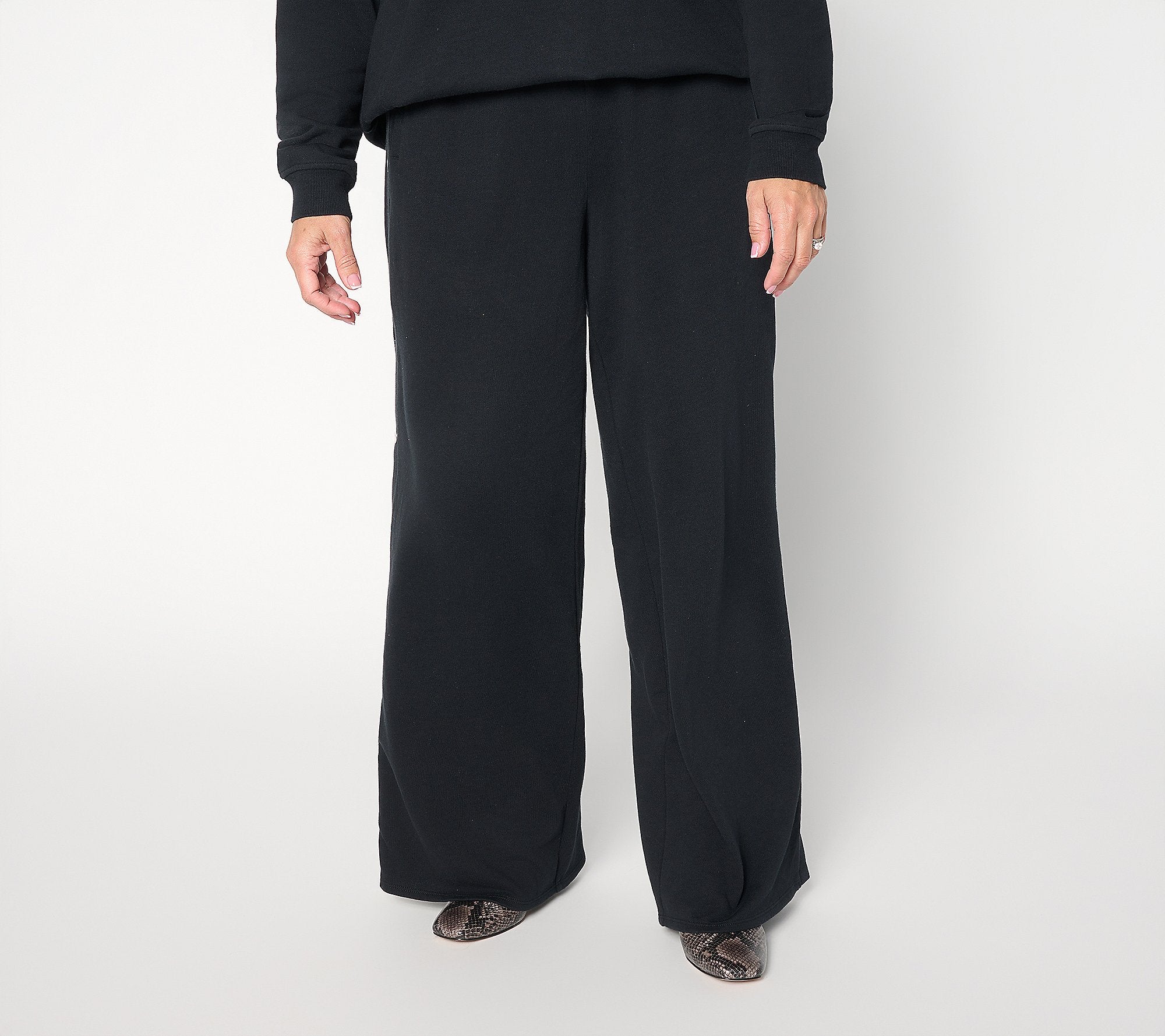 French Terry Snap Side Pants
