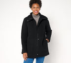 Fleece Bonded Sherpa Jacket with 2-Way Zip