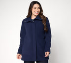 Fleece Bonded Sherpa Jacket with 2-Way Zip