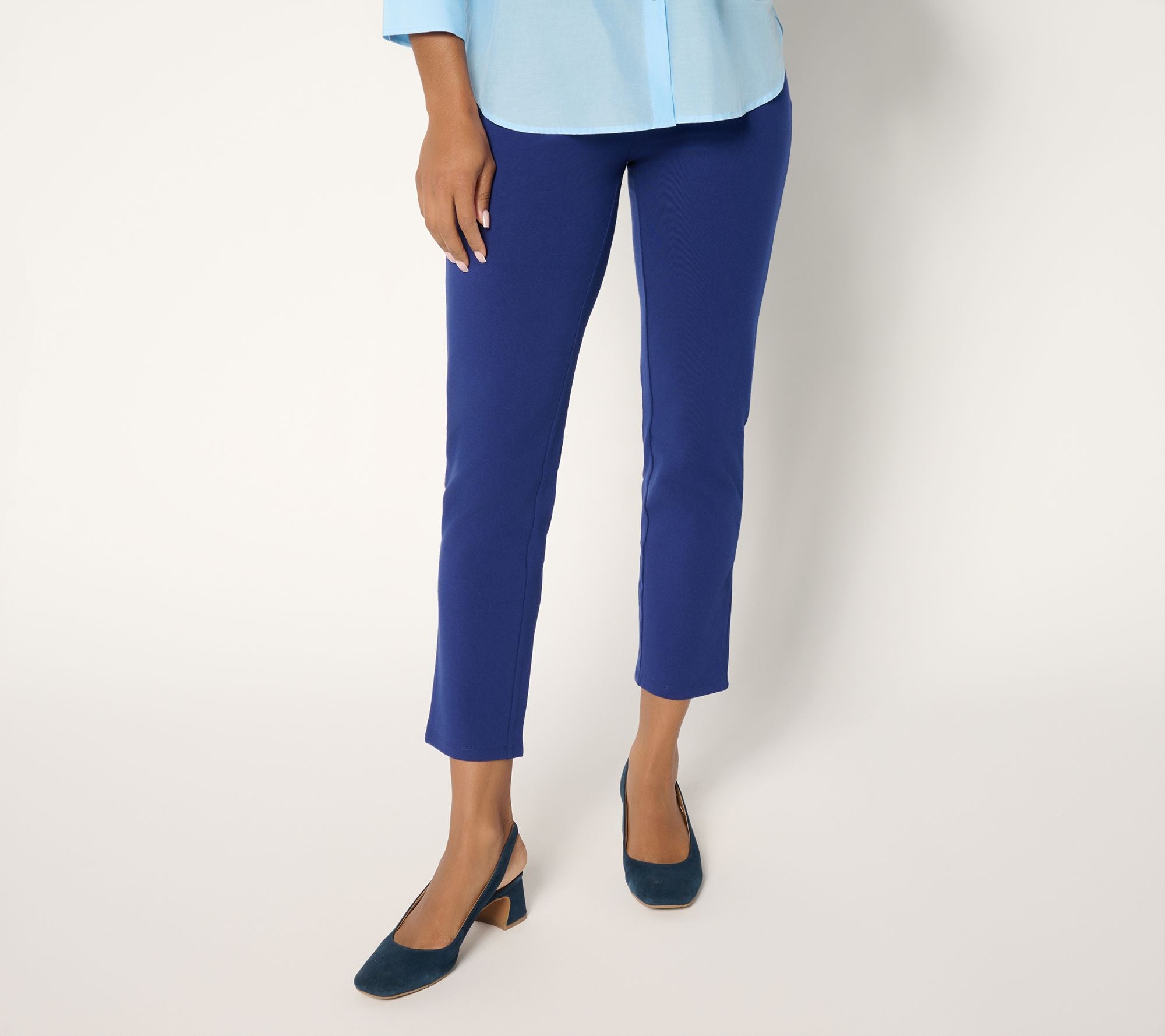 86/14 Slim Leg Ankle Pants - Dark Sapphire