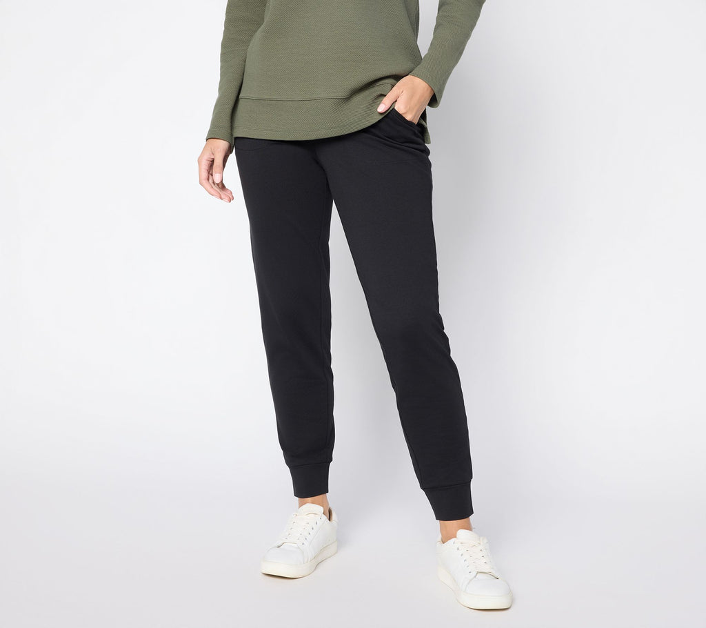 EasyWear French Terry Ankle Jogger - Black