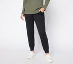 EasyWear French Terry Ankle Jogger - Black
