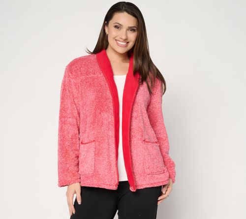 Cozy Sherpa Cardigan with Pockets