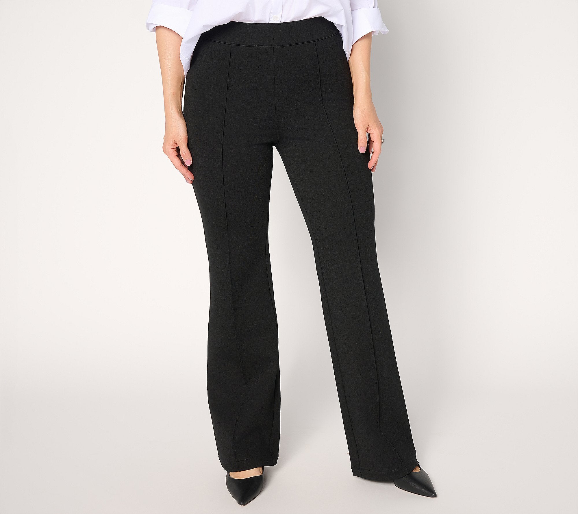 Pull-On Ponte Flare Pant