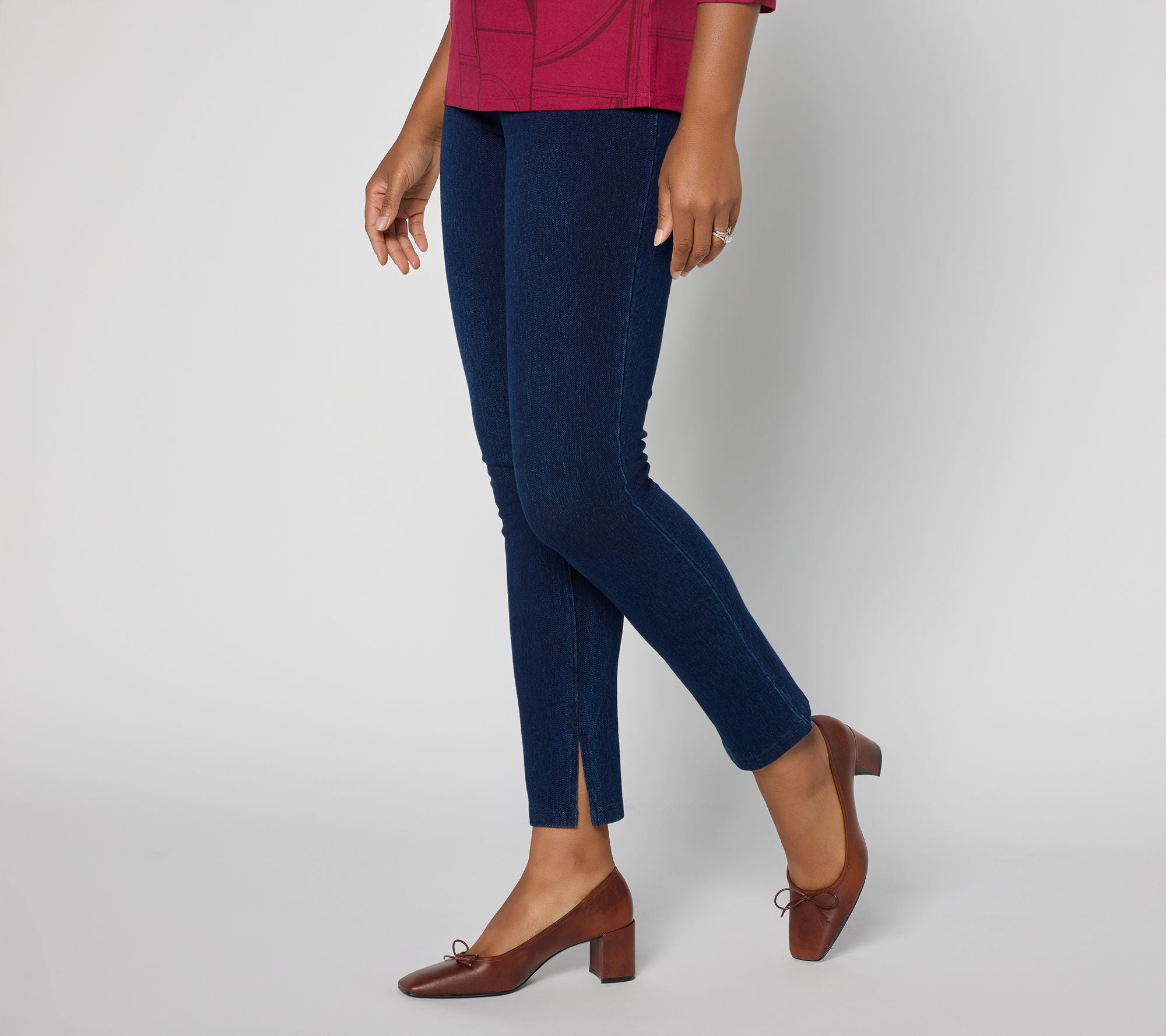 Prime Stretch Denim Ankle Jeans - Indigo Wash