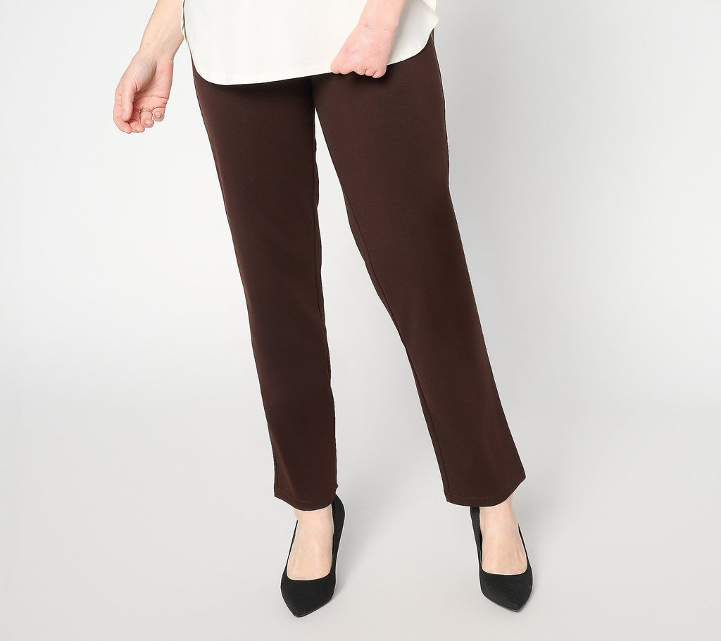 Weekend Cotton Ponte Straight Leg Pant