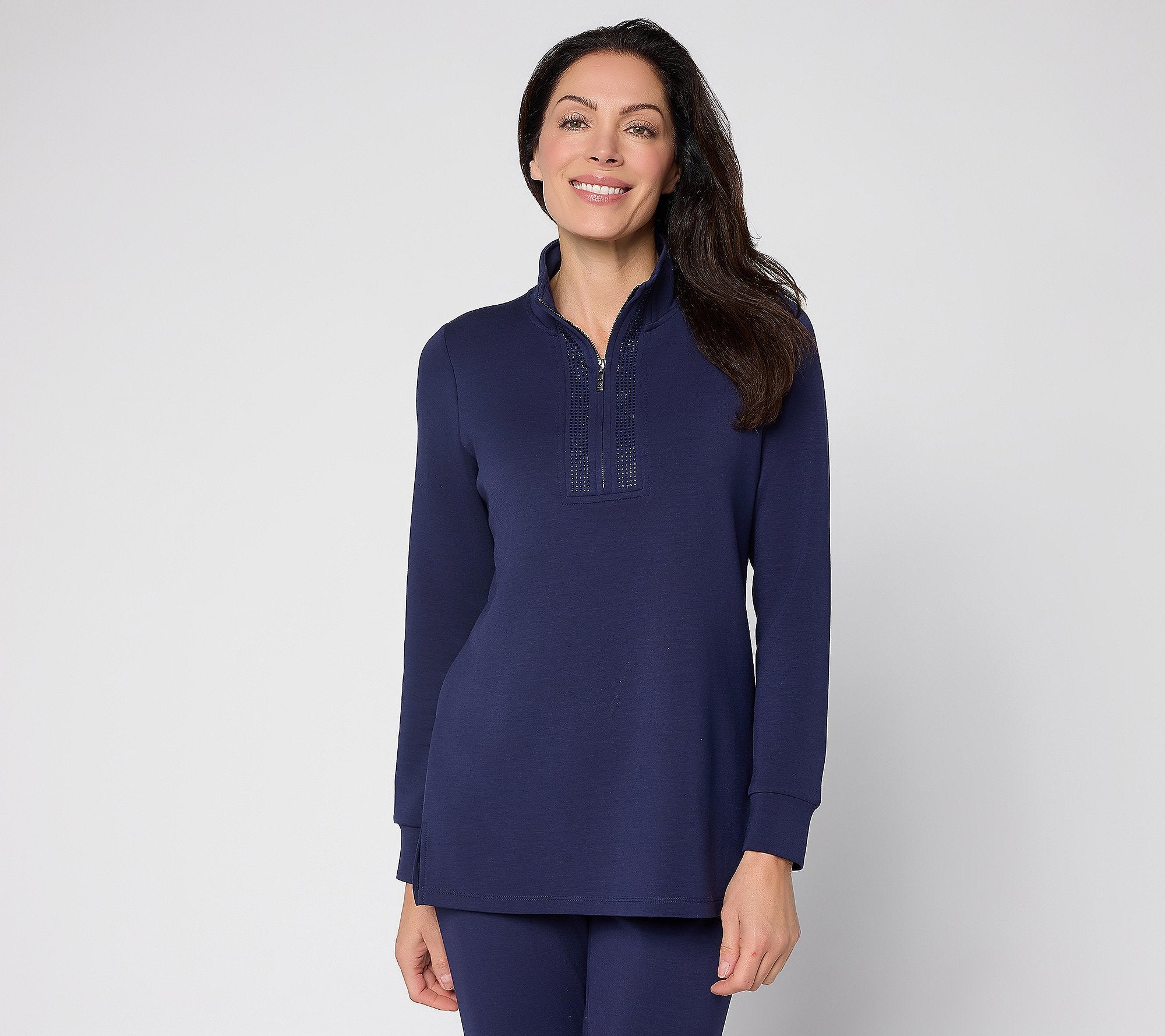 ScubaLuxe Sparkle Half-Zip Tunic