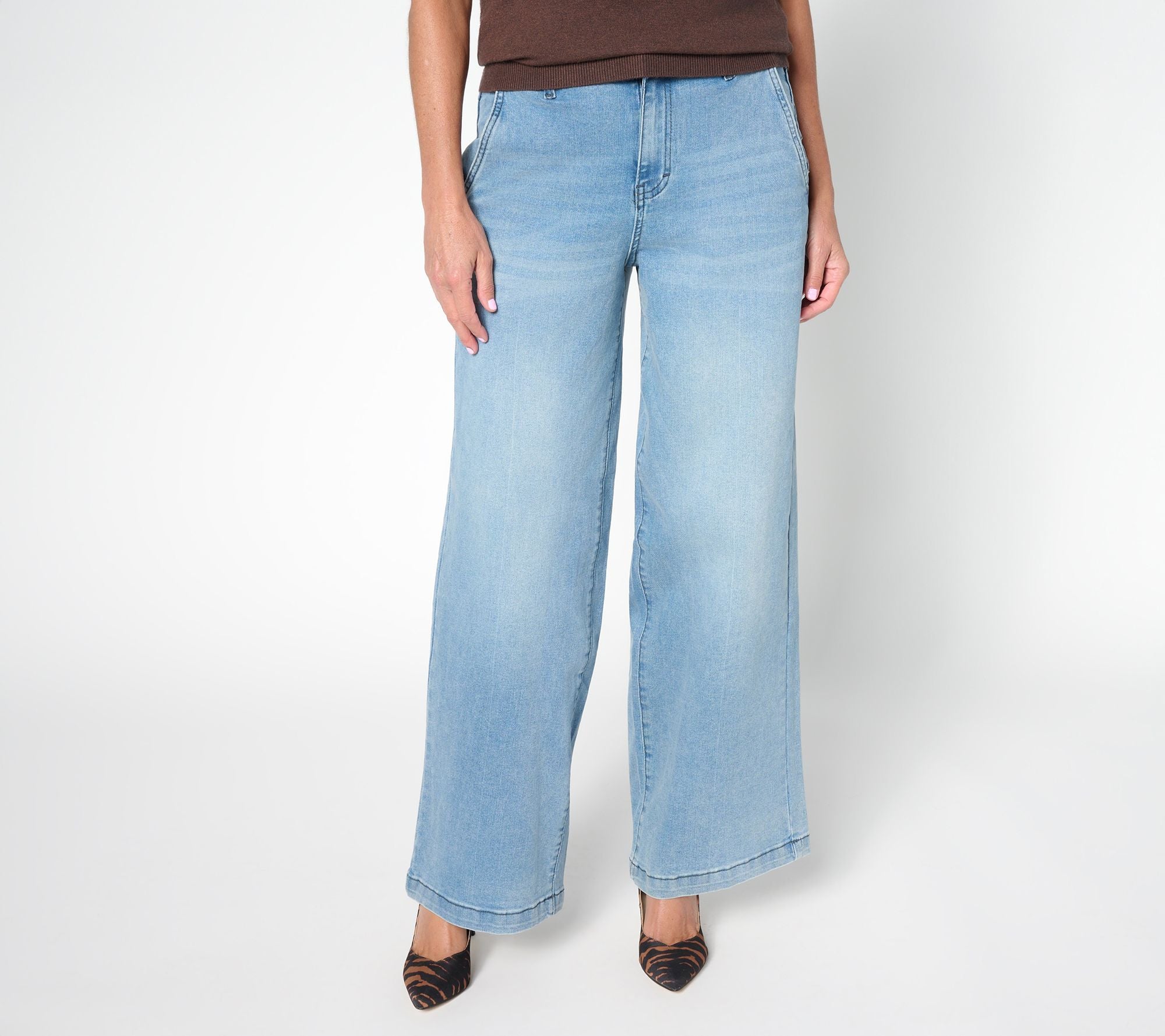 Luxe Stretch Trouser Jeans - Light Wash