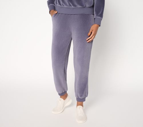 Signature Velour Ankle Jogger