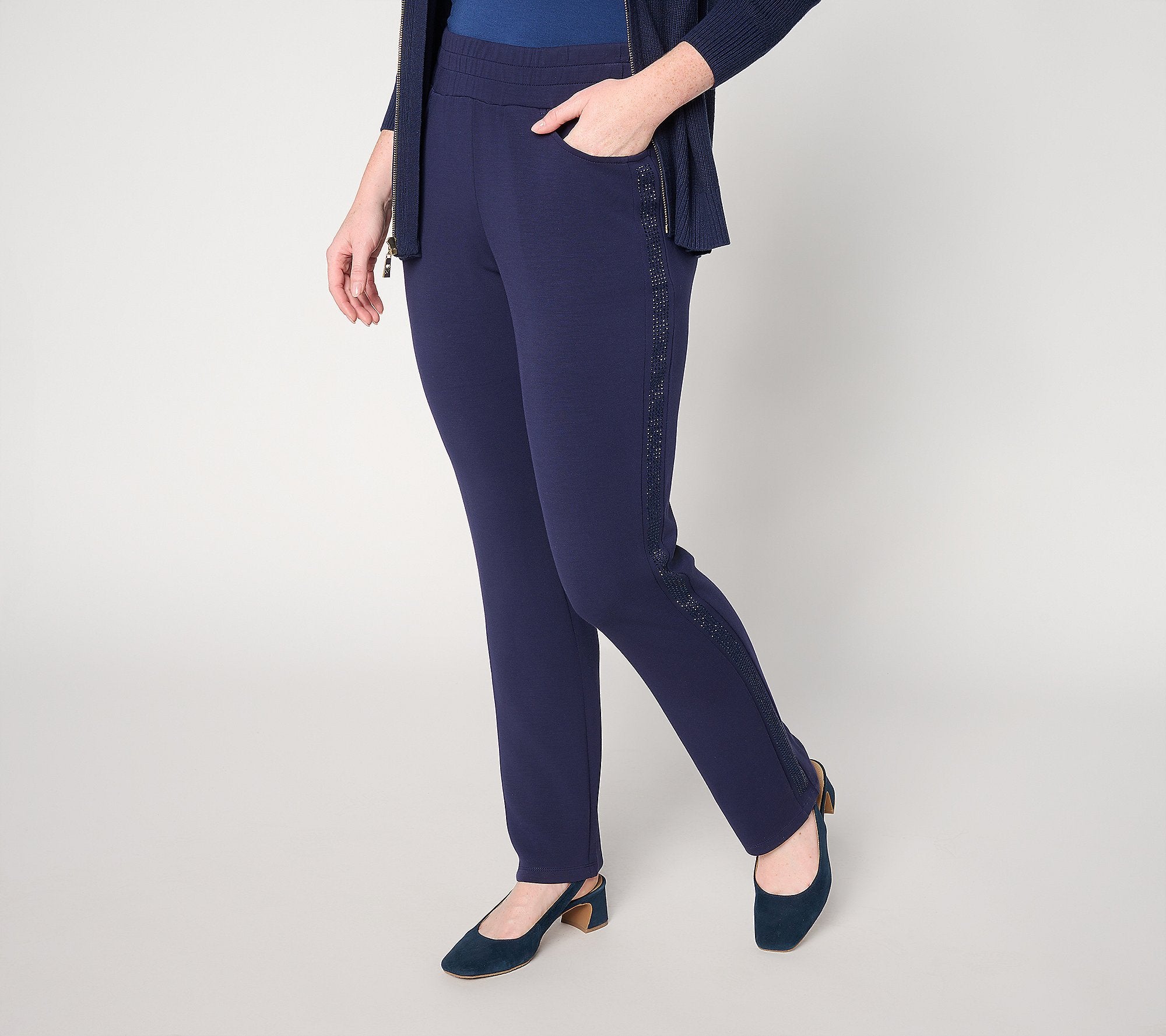ScubaLuxe Sparkle Pants - Future Dusk