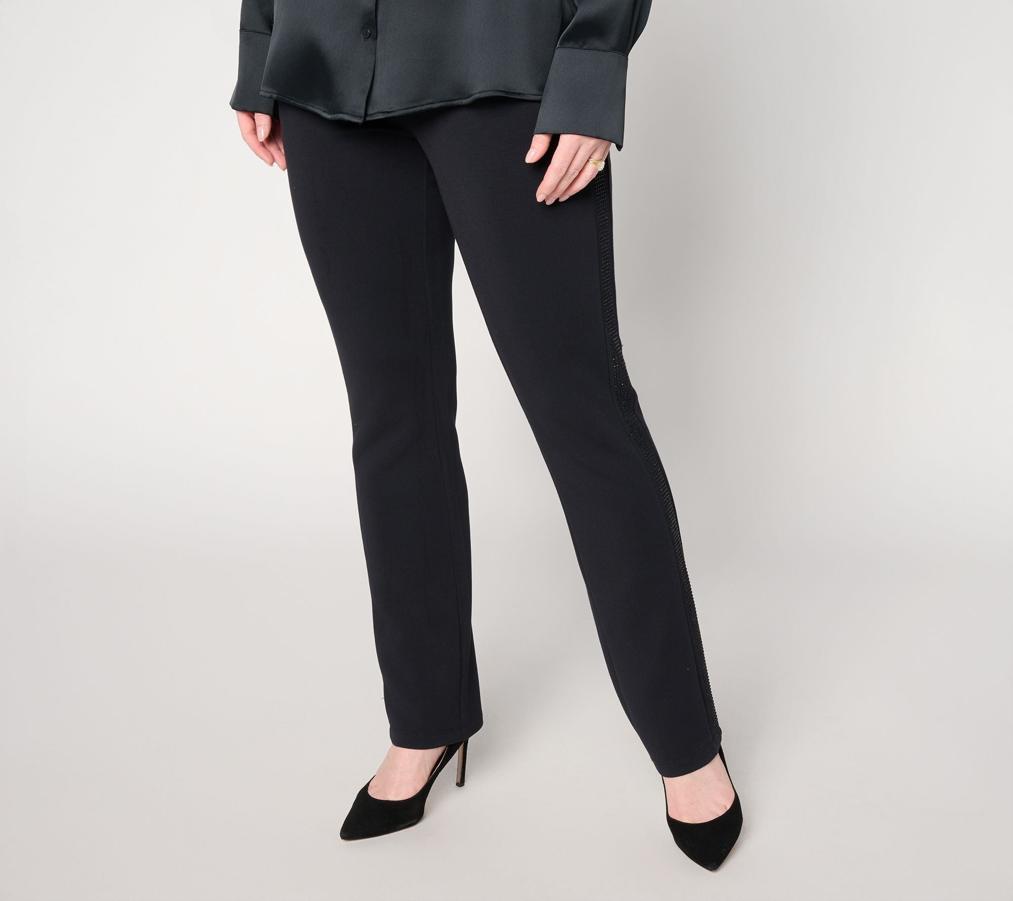 ScubaLuxe Sparkle Pants - Black