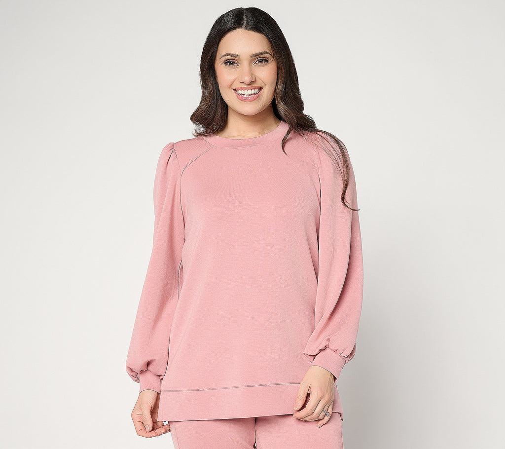 ScubaLuxe Mega Blouson Sleeve Top