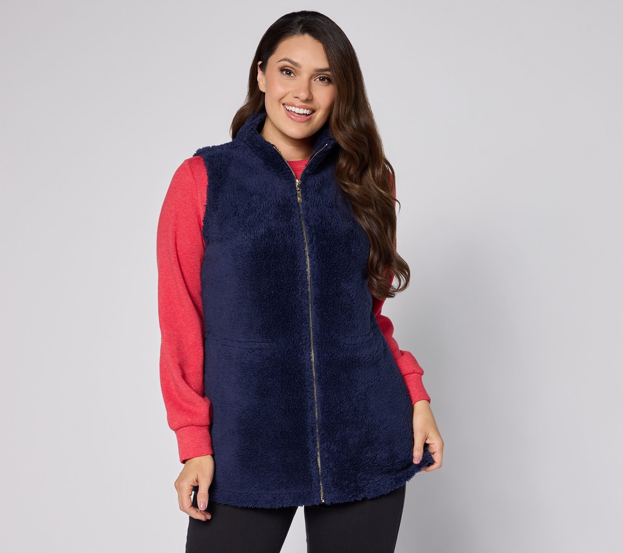 Golden Girls Sherpa Vest - Twilight