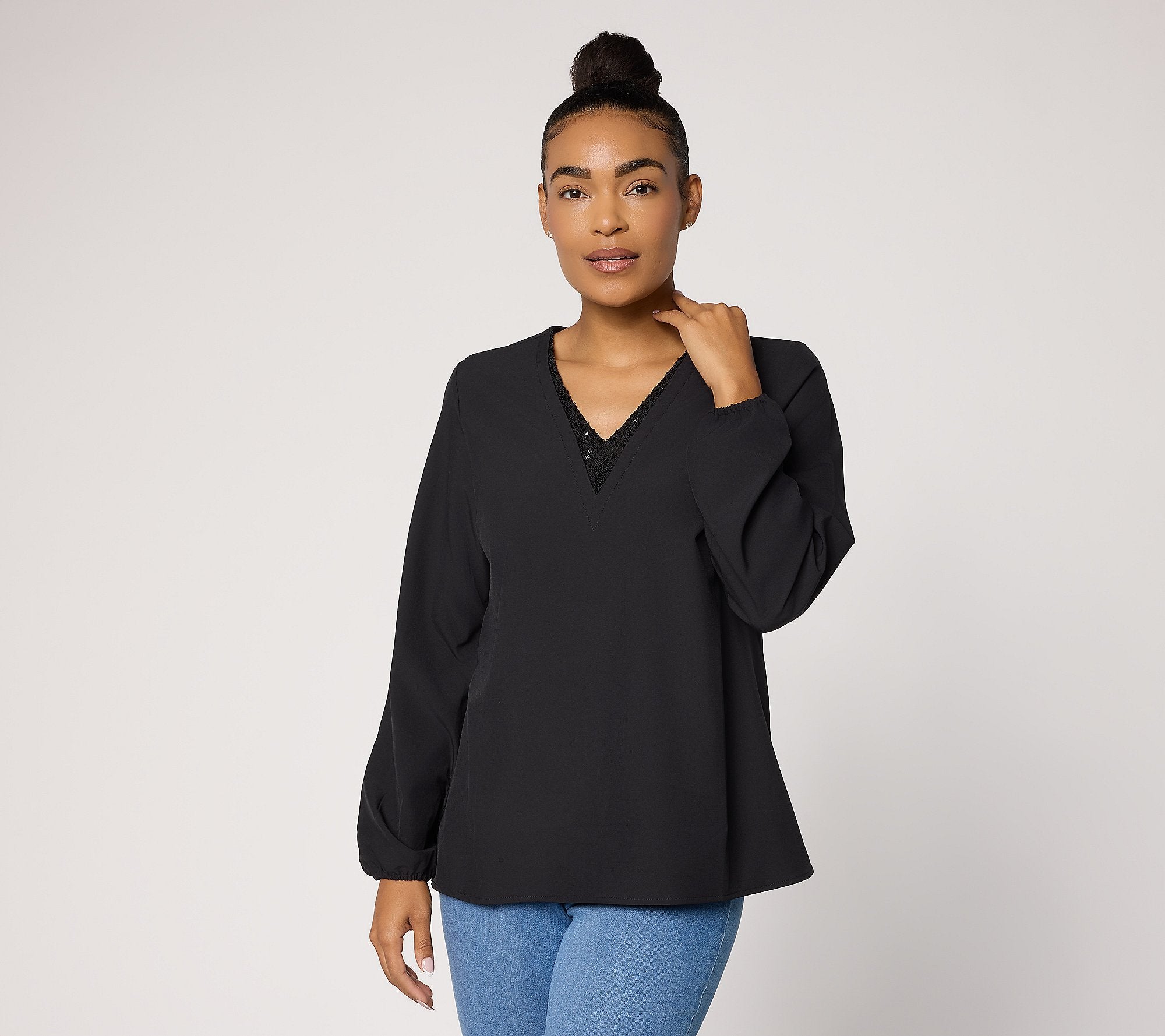 Dazzling Popover Blouse