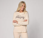 Cozy Knit Message Top
