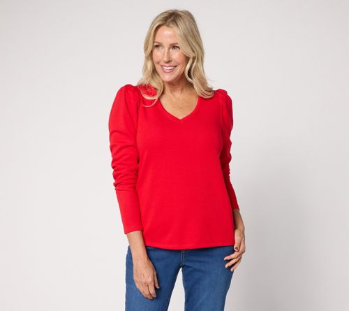 V-Neck Knit Scarlett Top