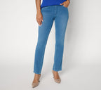 Flexibelle Straight-Leg BelleCurve Jean - Medium Wash