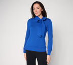 Bow Neck Sweater - Royal Blue