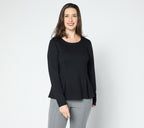 The Lenny Silky Ponte Fit & Flare Top