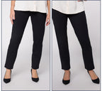 Set of 2 86/14 Slim Leg Ankle Icon Pant - Black/Black