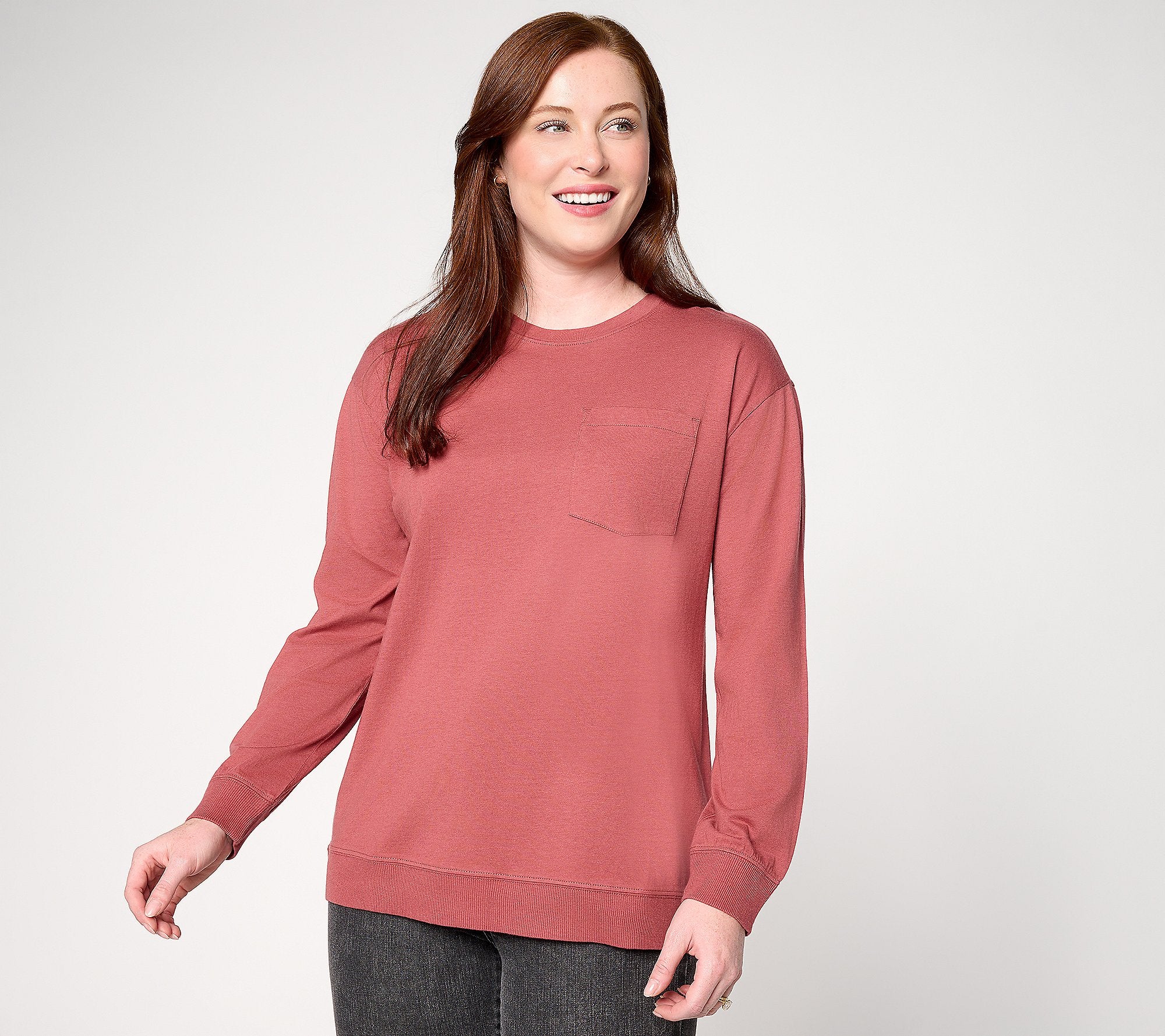Patch Pocket Long Sleeve Top