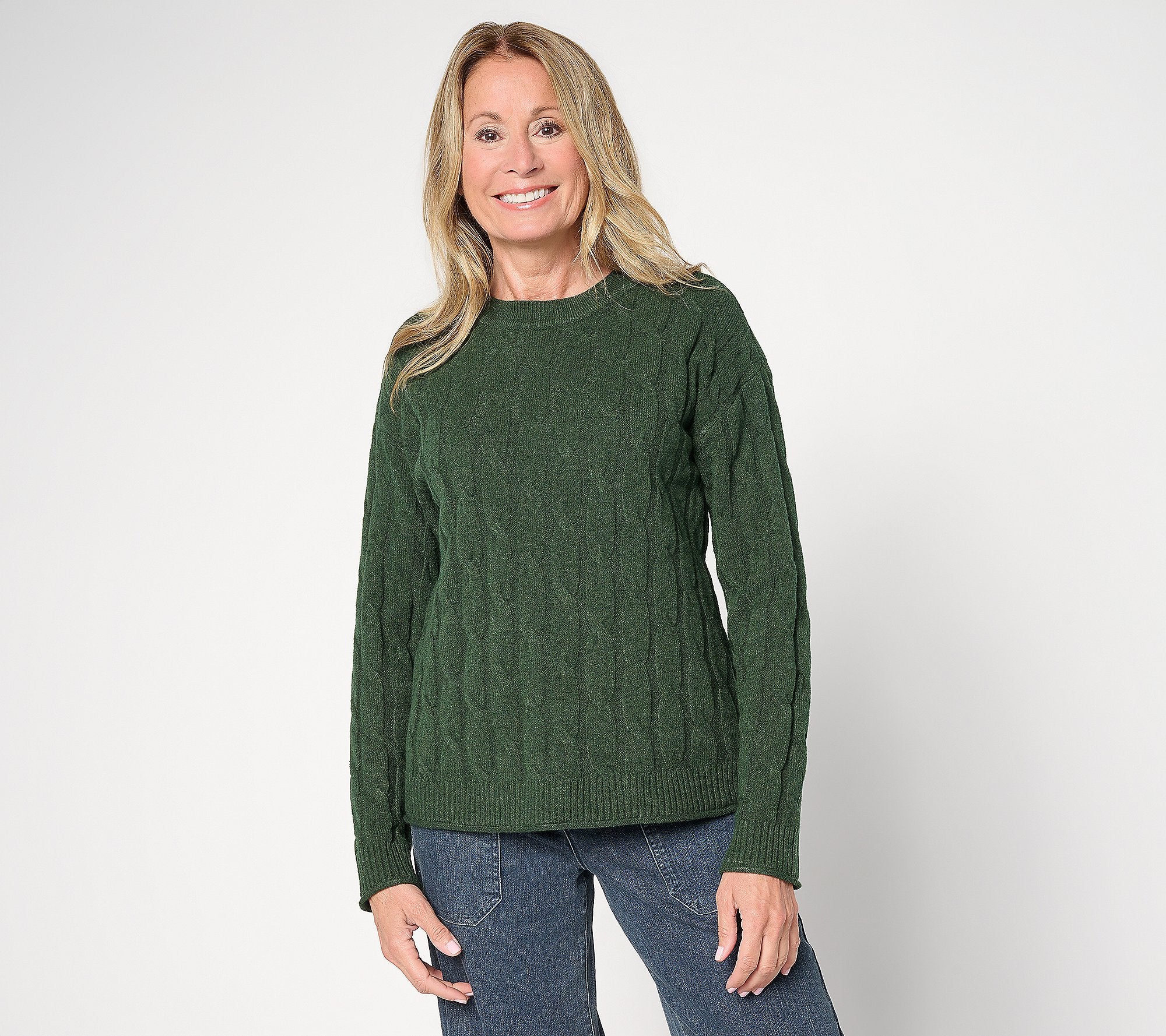 The Christine Cable Stitch Sweater