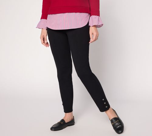Weekend Premium Stretch Aire Slim-Leg Ankle Pants