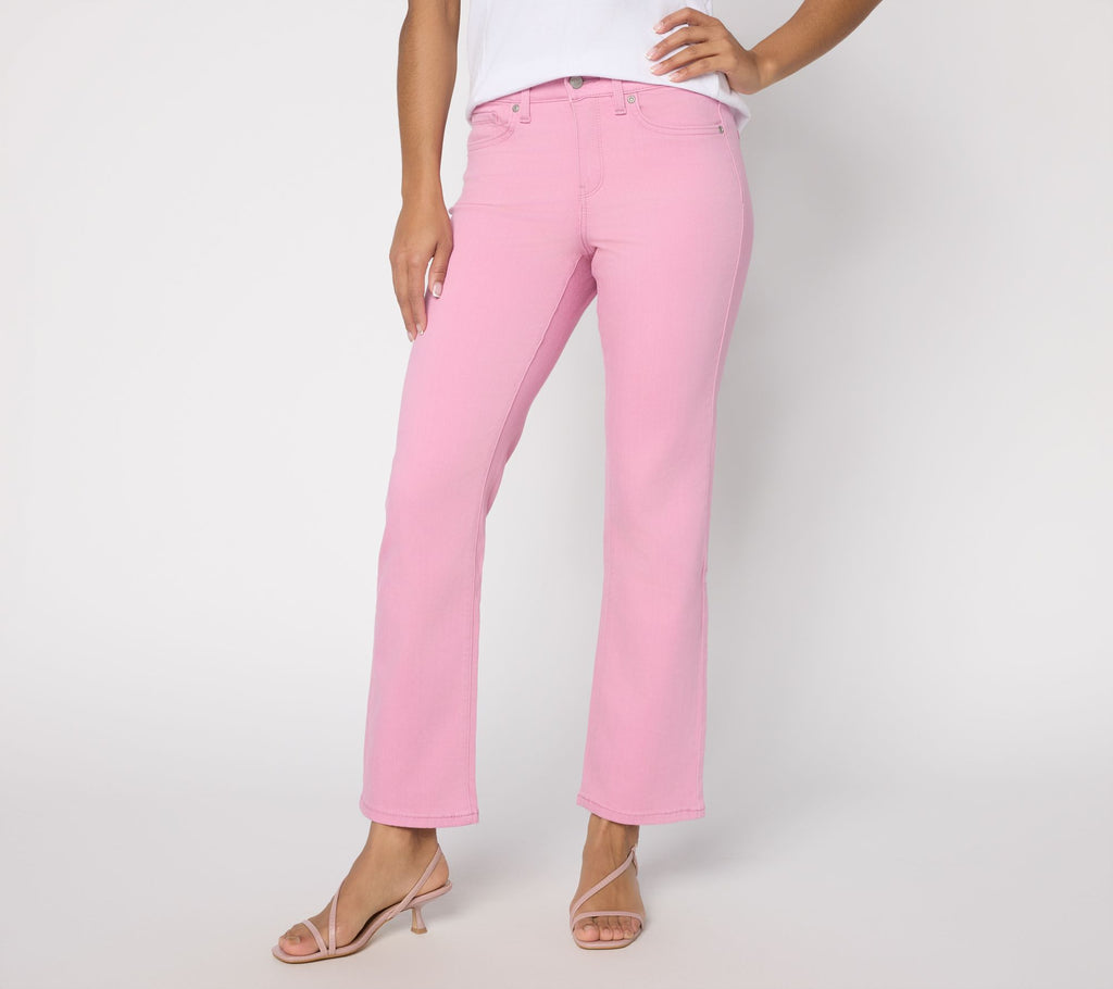 Sure Stretch Ellison Straight-Leg Jeans - Ballet