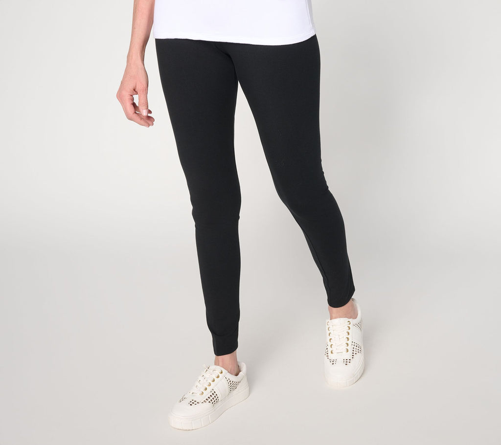 Essentials Ankle Length Leggings - Black